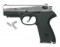 P4 Automatic Blank Firing Gun Nickel Finish 9MM
